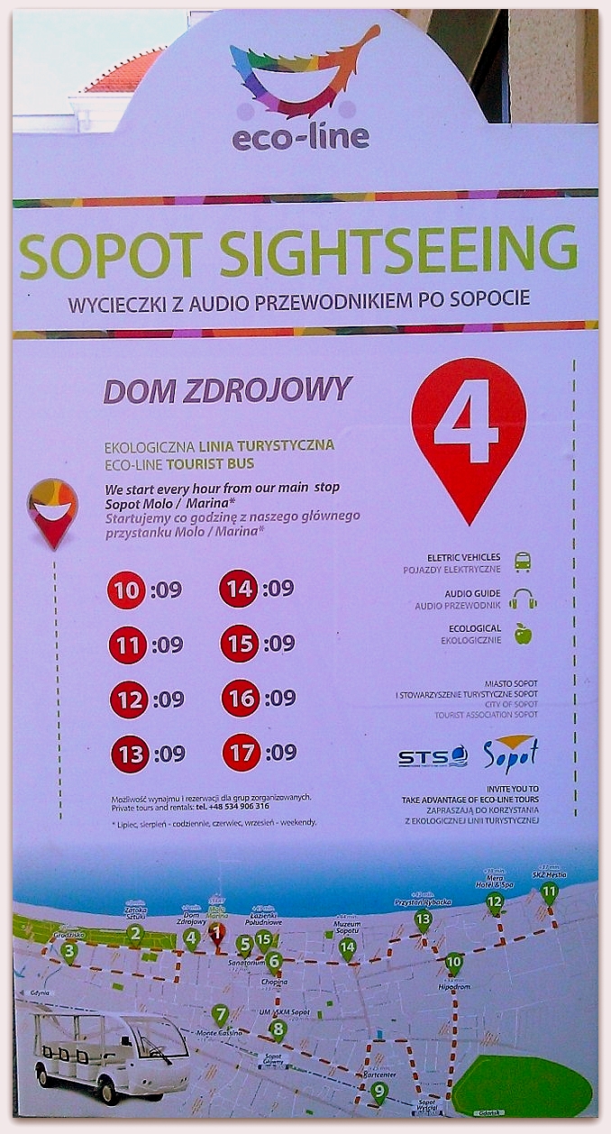 Ekologiczna linia turystyczna w Sopocie
